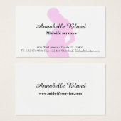 Midwife service Business Card (Front & Back)