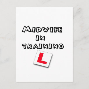 midwife training postcard