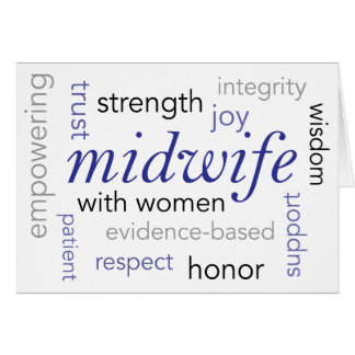 midwife word cloud cards