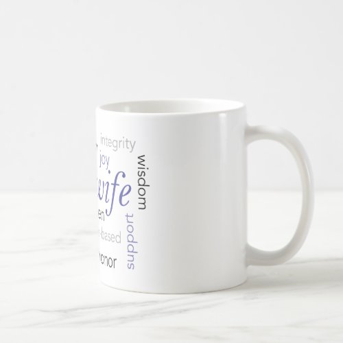 midwife word cloud coffee mug