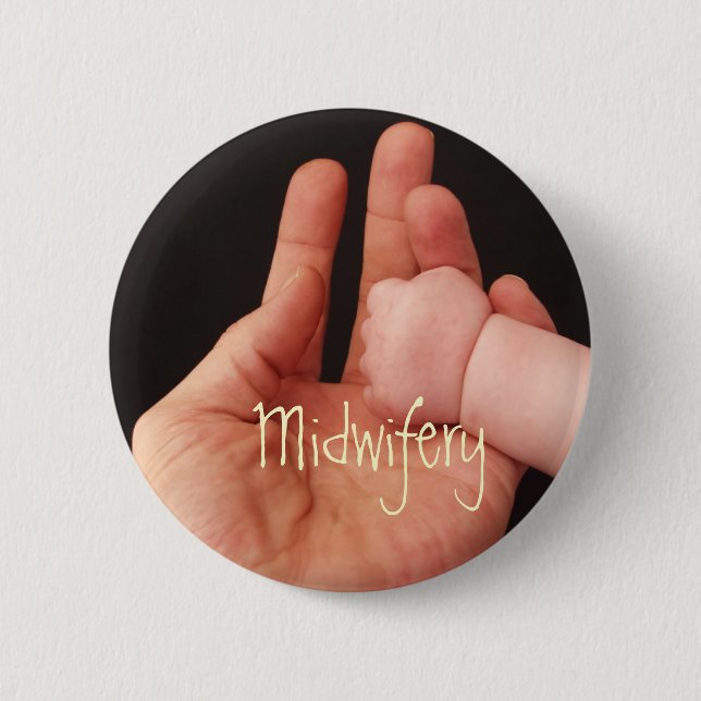 Midwifery Pinback Button (Front)