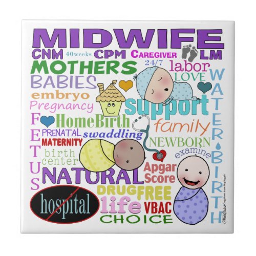 Midwifery Terminology_Subway Art Tile