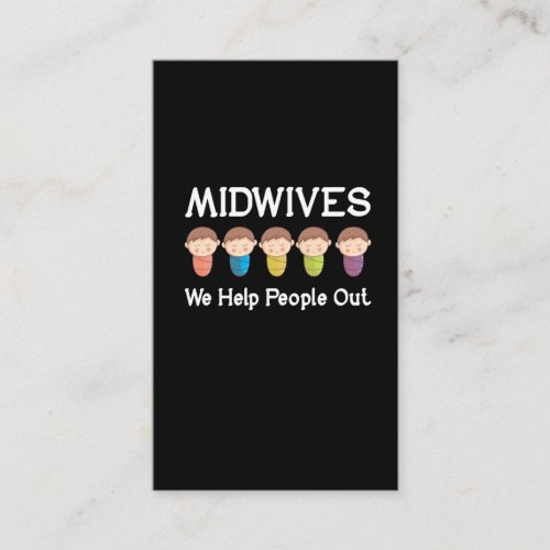 Midwives Appreciation Cute Doula Midwife Baby Business Card