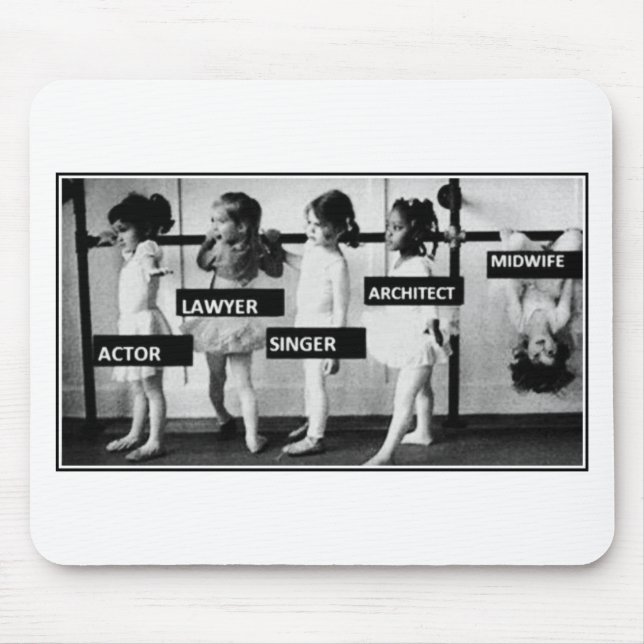 midwives are different mouse pad (Front)