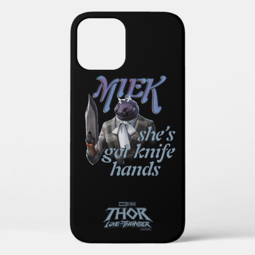 Miek _ Shes Got Knife Hands iPhone 12 Case