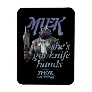 Miek - She's Got Knife Hands Magnet