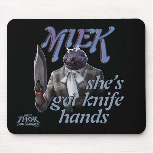 Miek _ Shes Got Knife Hands Mouse Pad