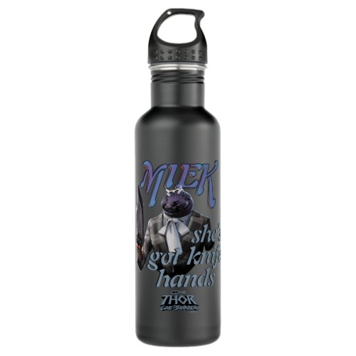 Miek _ Shes Got Knife Hands Stainless Steel Water Bottle