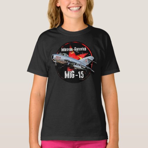 MIG_15 Vintage Fighterjet  T_Shirt