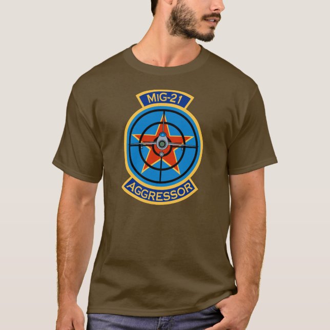 MiG-21 Aggressor Logo Shirt (Front)