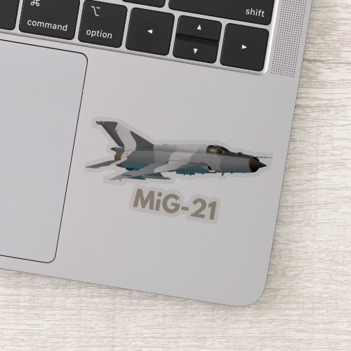 MiG_21 Jet Figter Sticker