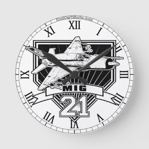 Mig 21 round clock