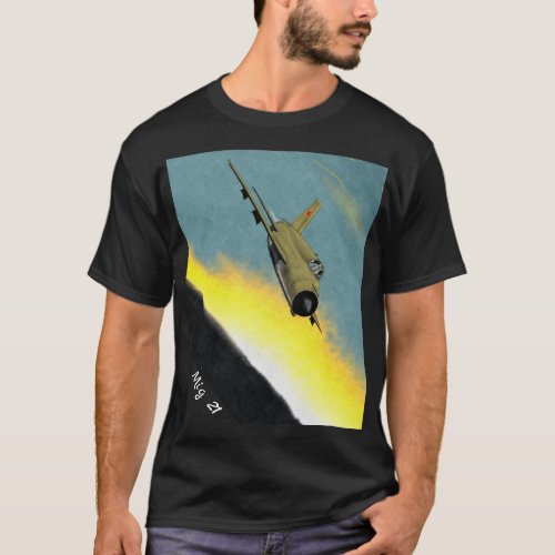 Mig 21 Soviet Interceptor T_Shirt