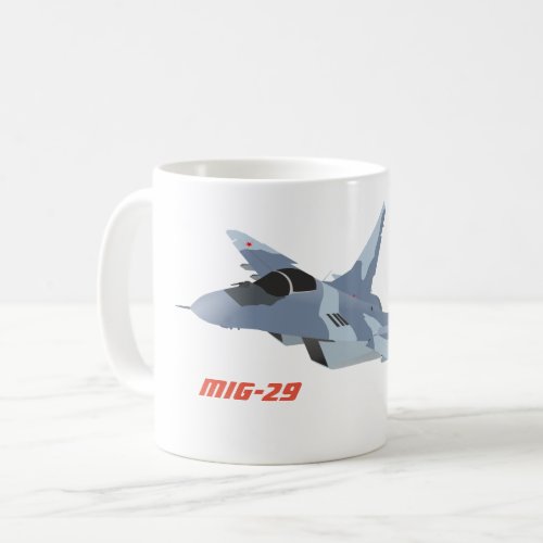 MiG_29 Jet Fighter Mug