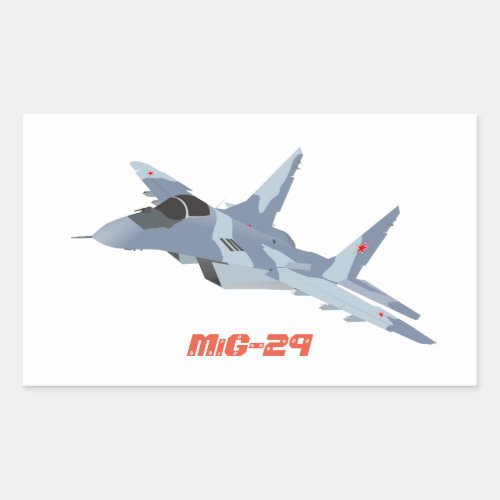 MiG_29 Jet Fighter Sticker