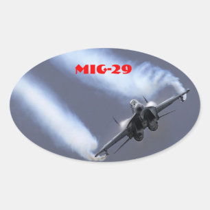 MIG-29 OVAL STICKER