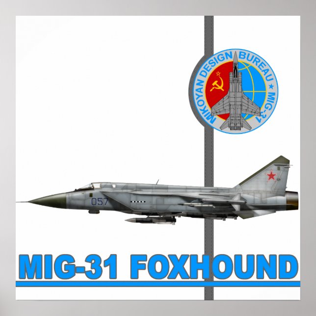 MiG-31 Foxhound Print (Front)