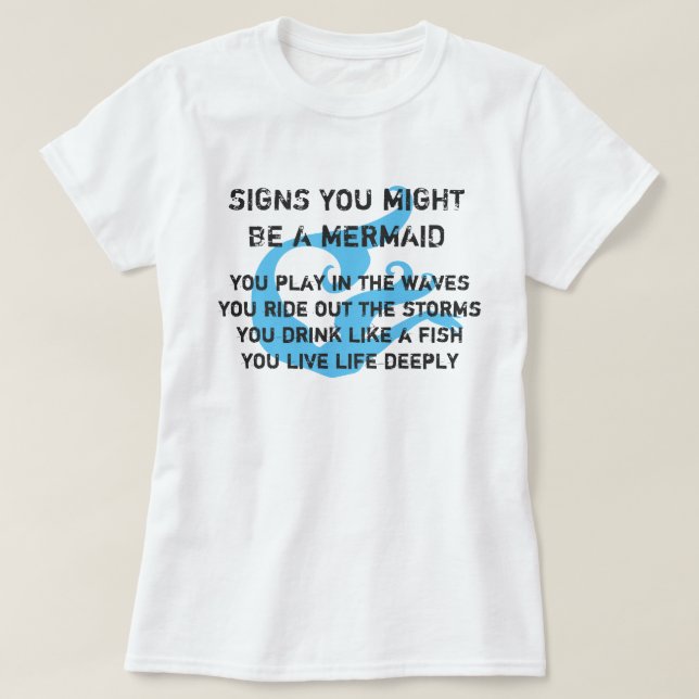 Might Be A Mermaid Tee (Design Front)
