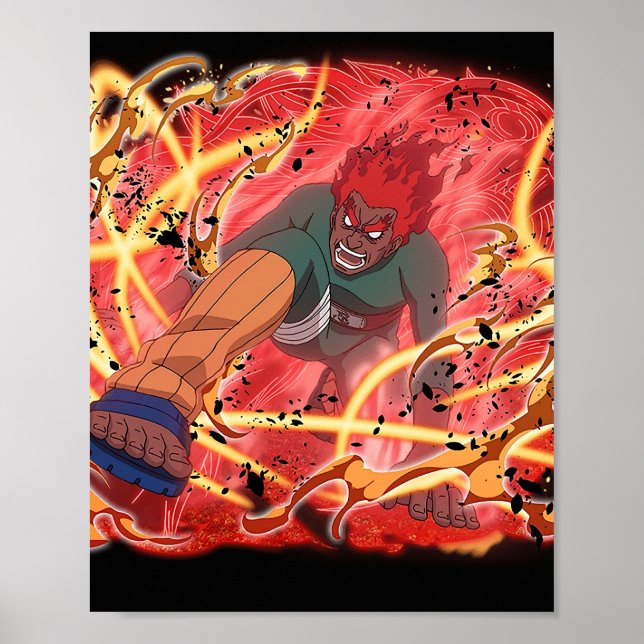 Might guy the red dragon  poster (Front)