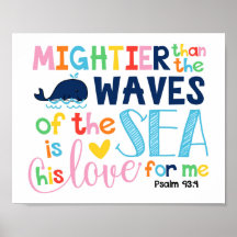 Mightier Than The Waves in the Sea Kids Bible
