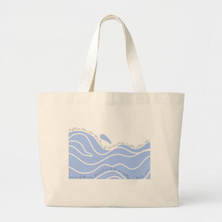 Mightier Than The Waves Tote Bag