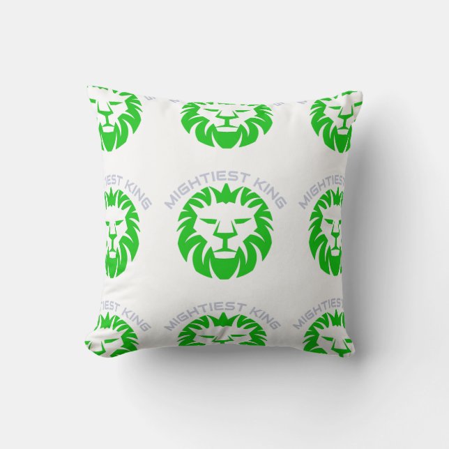 Mightiest king pilow throw pillow (Front)