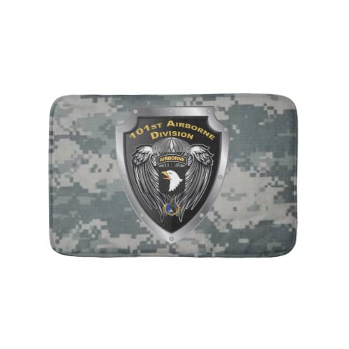 Mighty 101st Airborne Division Air Assault Bath Mat