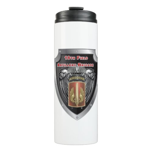 Mighty 18th Field Artillery Brigade Airborne Thermal Tumbler