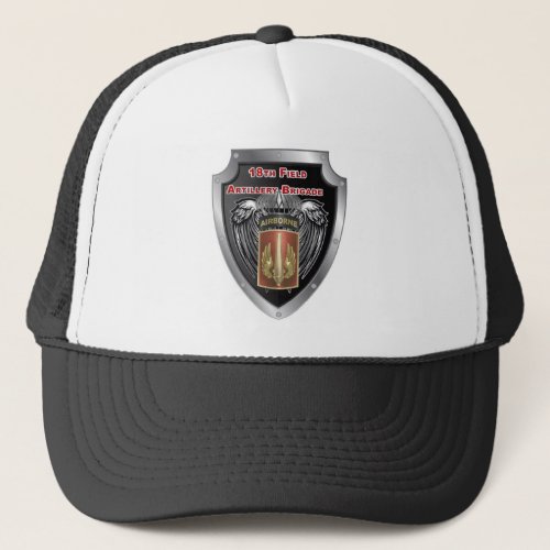 Mighty 18th Field Artillery Brigade Airborne Trucker Hat
