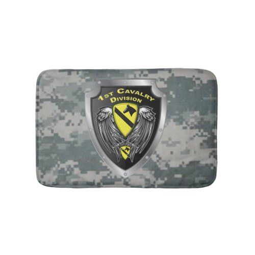 Mighty 1st Cavalry Division First Team Bath Mat