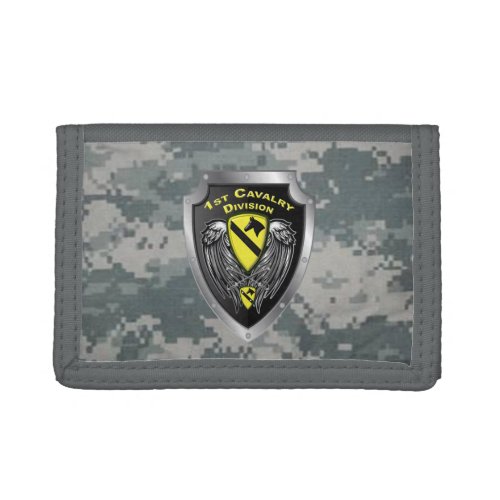 Mighty 1st Cavalry Division Trifold Wallet