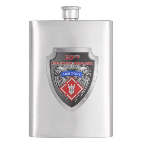 Mighty 20th Engineer Brigade_Airborne Flask