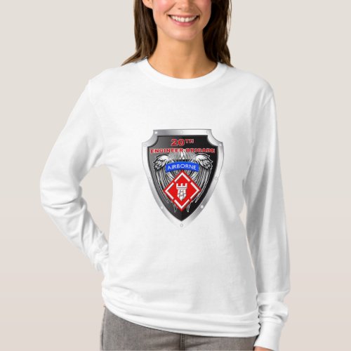 Mighty 20th Engineer Brigade_Airborne T_Shirt