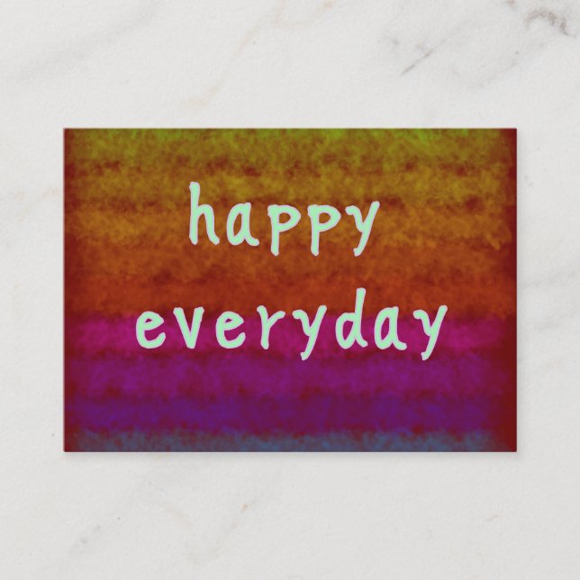 Mighty, 3.5" x 2.5" Business Card (Front)