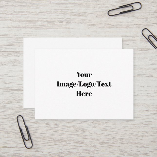 Mighty, 3.5" x 2.5" Business Card (Front/Back In Situ)