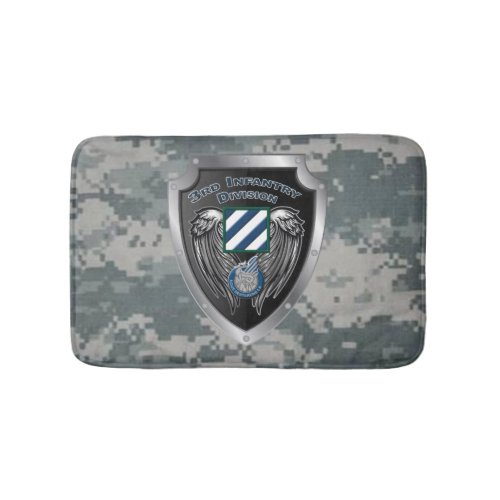 Mighty 3rd Infantry Division Rock of the Marne Bath Mat