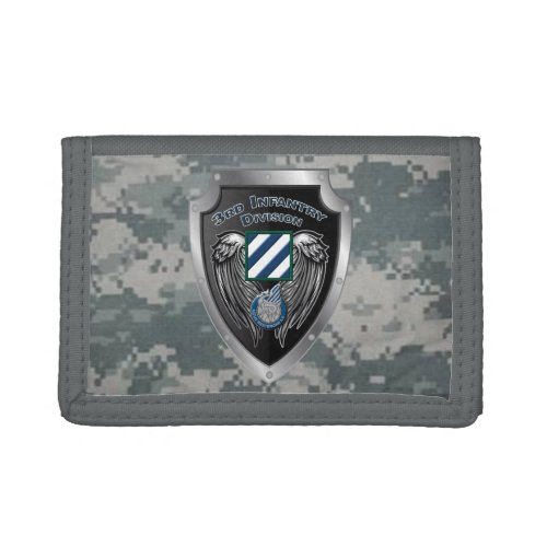 Mighty 3rd Infantry Division Trifold Wallet