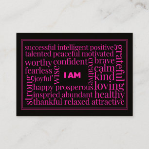 Mighty, 8.9 cm x 6.4 cm Business Card