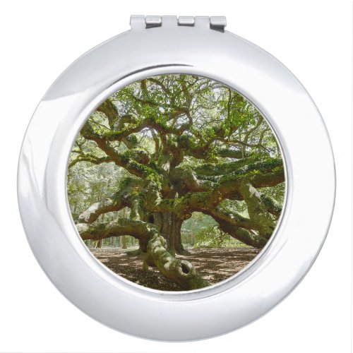 Mighty Angel Oak Makeup Mirror