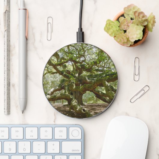 Mighty Angel Oak Wireless Charger (Desk)
