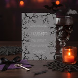 Mighty as the Oak Spooky Adult Birthday Invitation<br><div class="desc">Invite your guests into the shadowy realm of your celebration with our "Mighty as the Oak Spooky Adult Birthday" Invitation, hand-drawn by the talented Nathalie Portet. This invitation is more than just a mere announcement; it's a gateway to an enchanting experience. Each one features the haunting image of creepy old...</div>