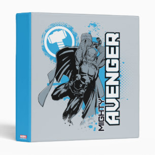 Mighty Avenger Character Graphic 3 Ring Binder