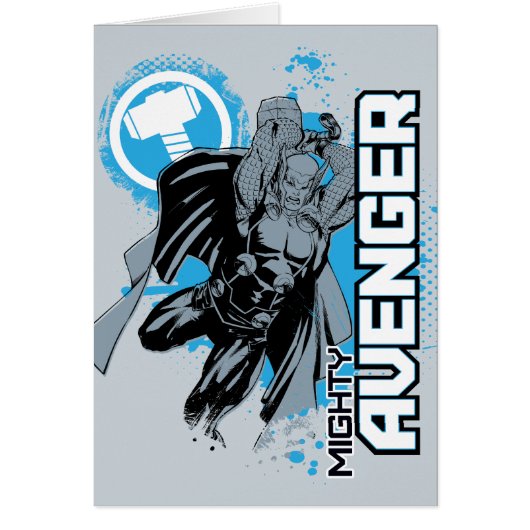 Mighty Avenger Character Graphic Cards (Front)