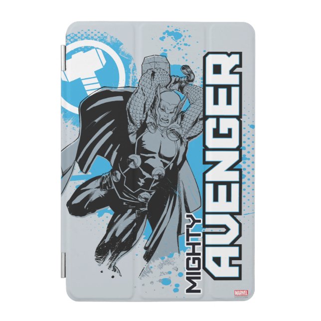 Mighty Avenger Character Graphic iPad Mini Cover (Front)