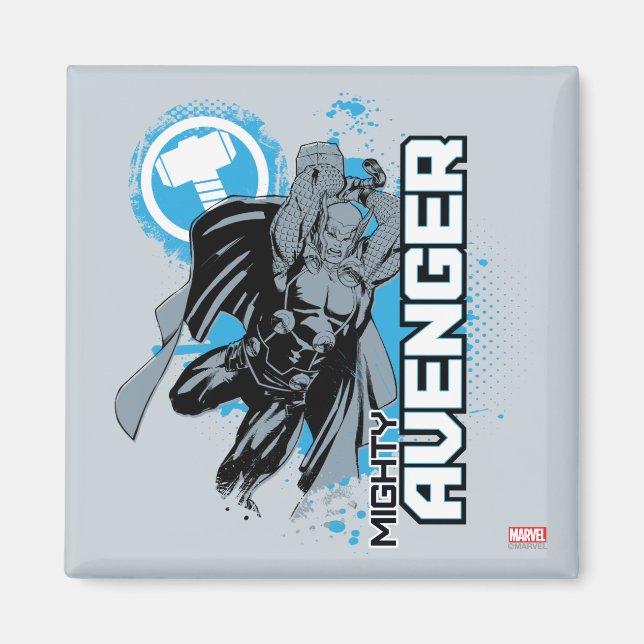 Mighty Avenger Character Graphic Magnet (Front)