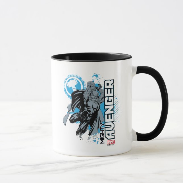 Mighty Avenger Character Graphic Mug (Right)