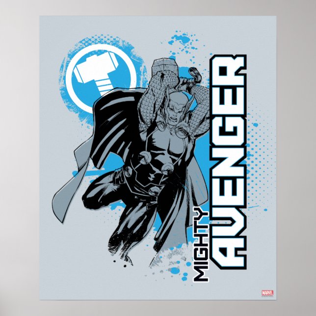 Mighty Avenger Character Graphic Poster (Front)