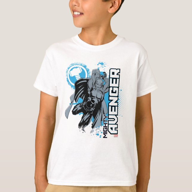 Mighty Avenger Character Graphic T-Shirt (Front)