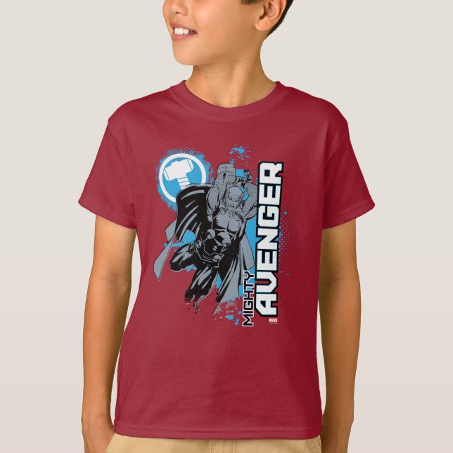 Mighty Avenger Character Graphic T-Shirt (Front)