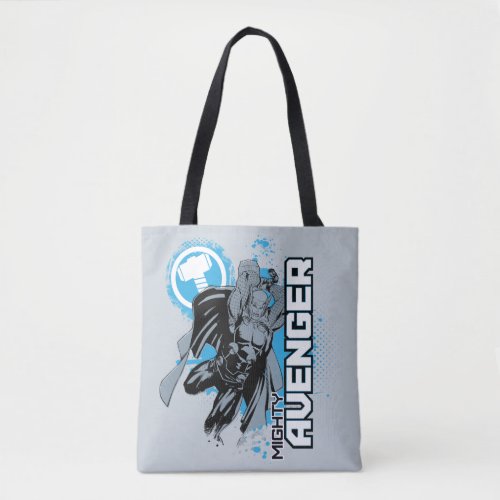 Mighty Avenger Character Graphic Tote Bag